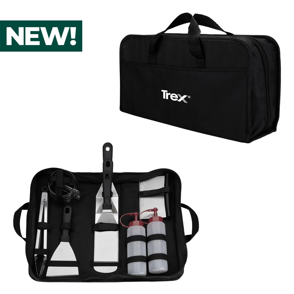 TREX - GRIDDLE 12 PIECE BBQ SET