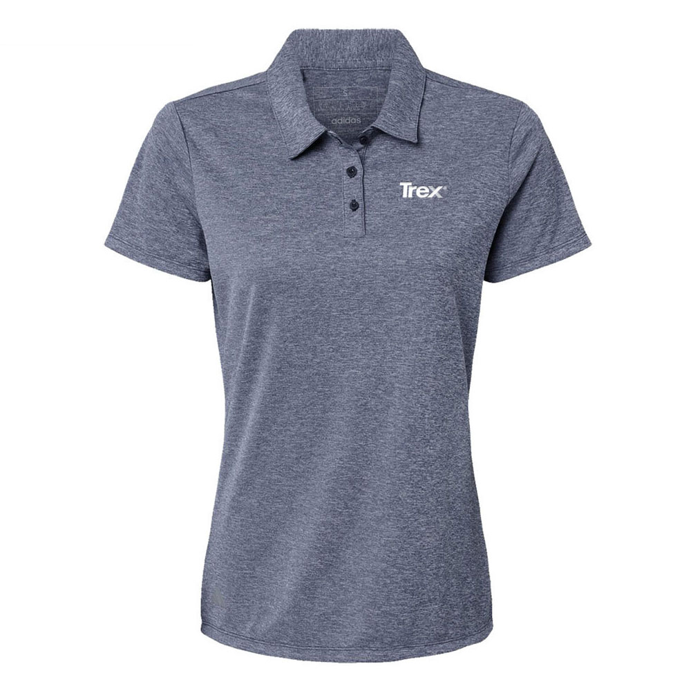 TREX - ADIDAS LADIES HEATHERED POLO