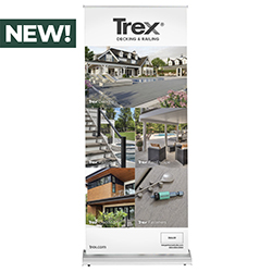 COBRAND TREX - 33.5" RETRACTABLE BANNER