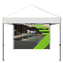 TREX - 10' x 10' ZOOM EVENT TENT BACKWALL