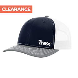 TREX - RICHARDSON TRUCKER CAP  NAVY - WHITE - GRAY