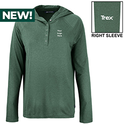 COBRAND TREX - C&B COASTLINE HOODED SHIRT, LADIES'