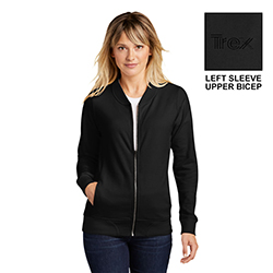 TREX - LADIES LIGHTWEIGHT FRENCH TERRY BOMBER
